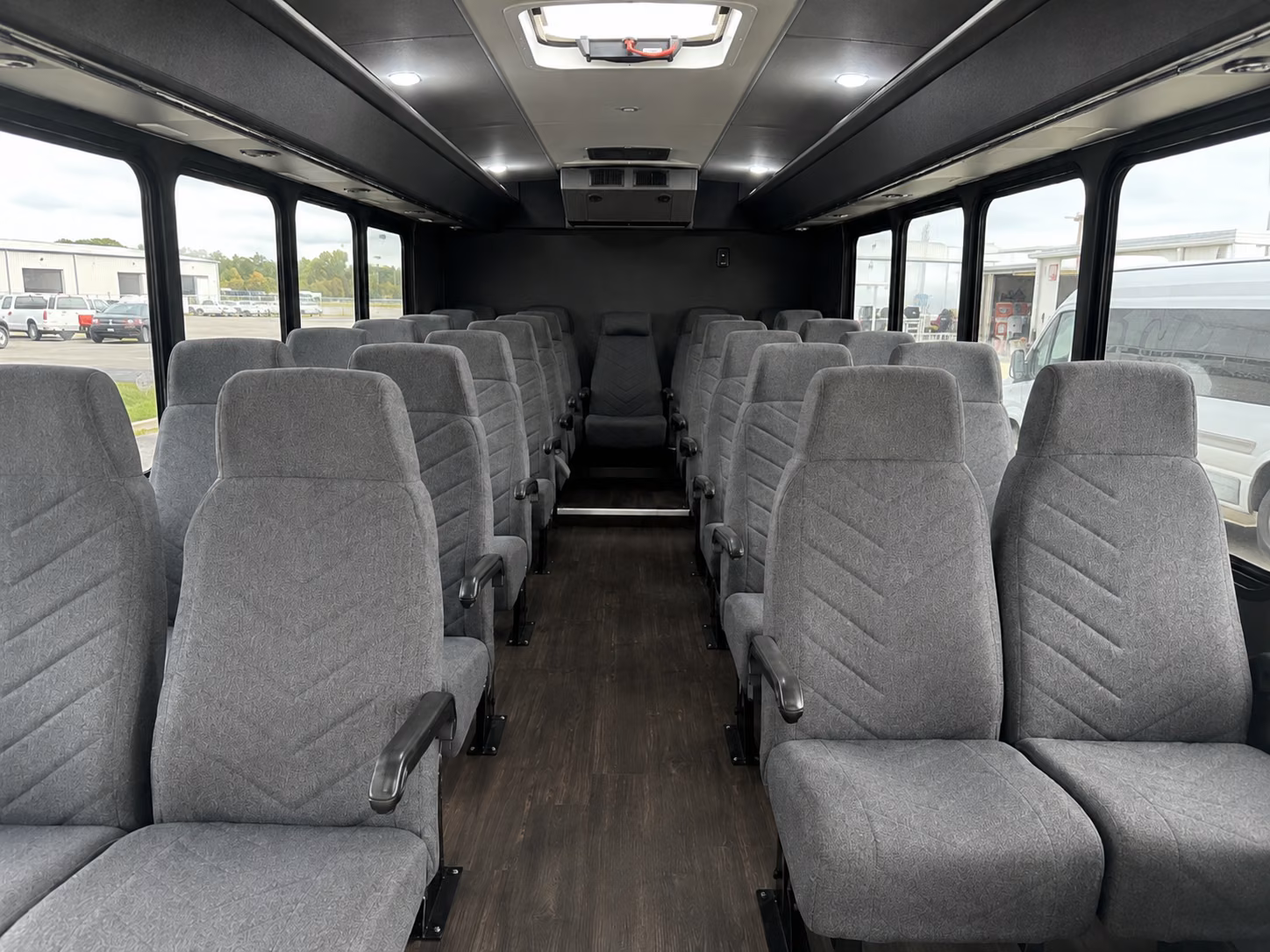 salinas 15 passenger minibus interior
