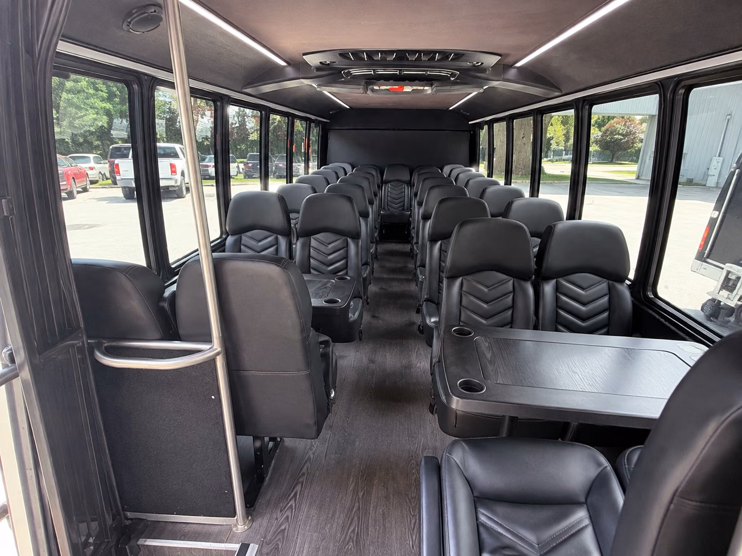 salinas 20 passenger minibus inside