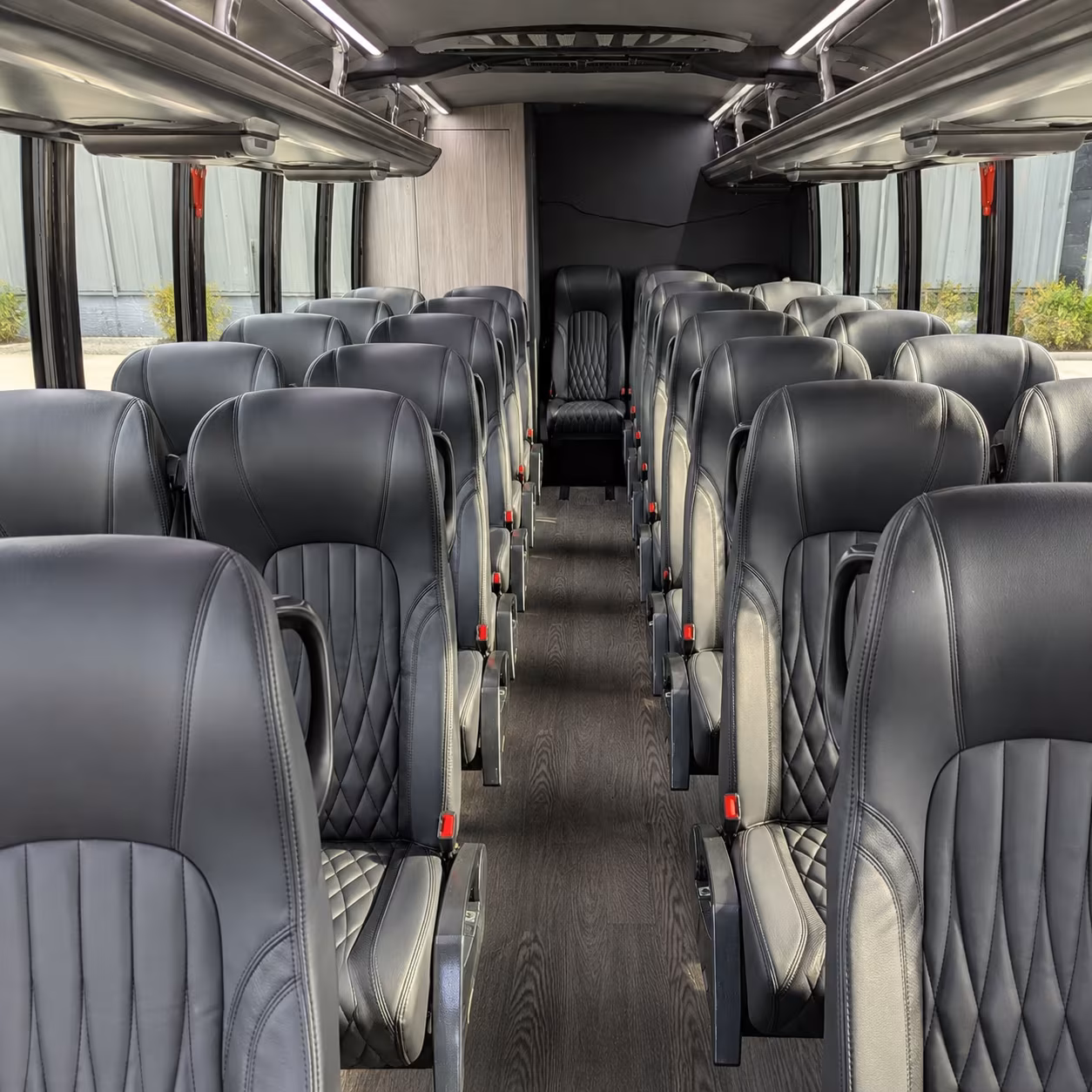 salinas 25 passenger minibus inside