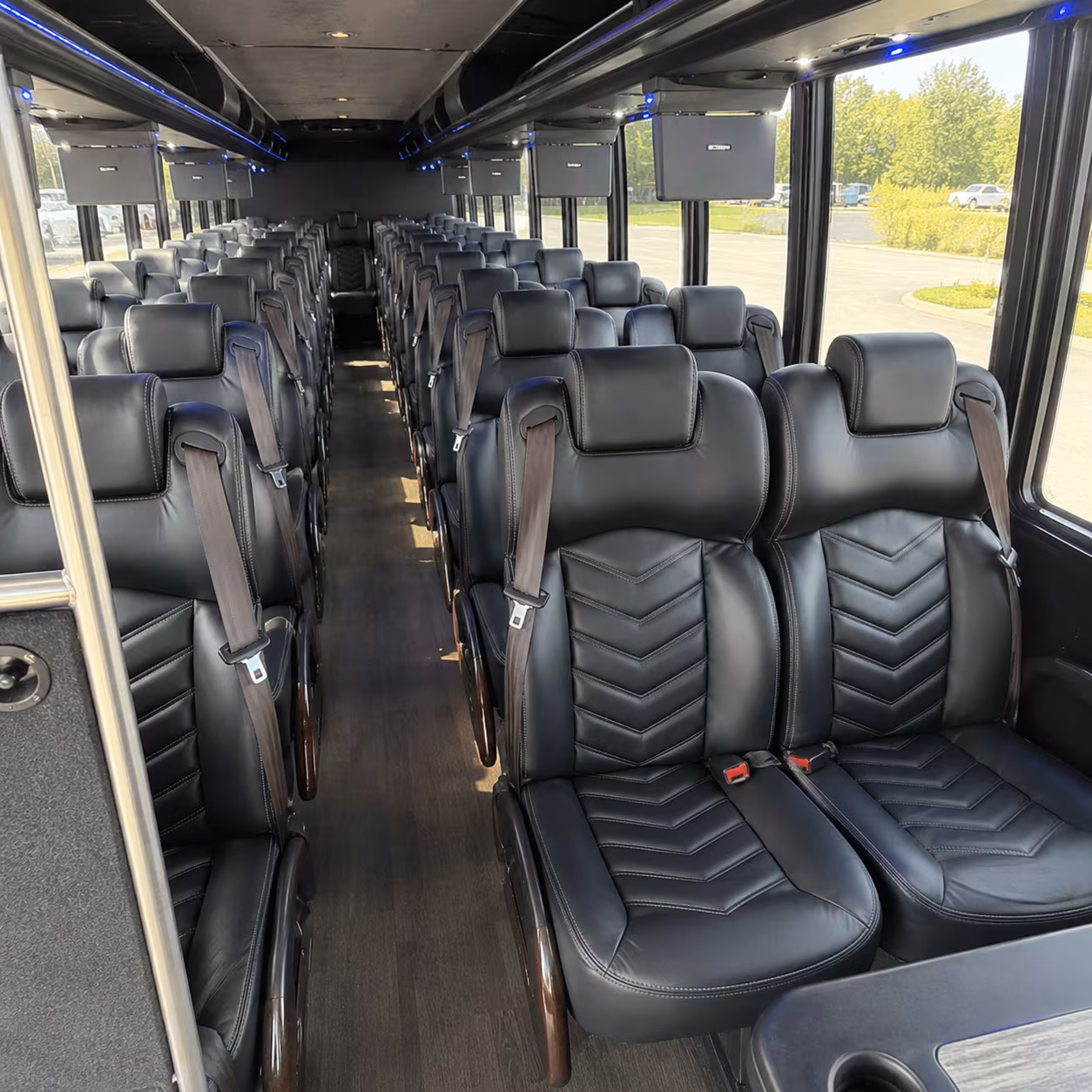 salinas 25 passenger minibus interior