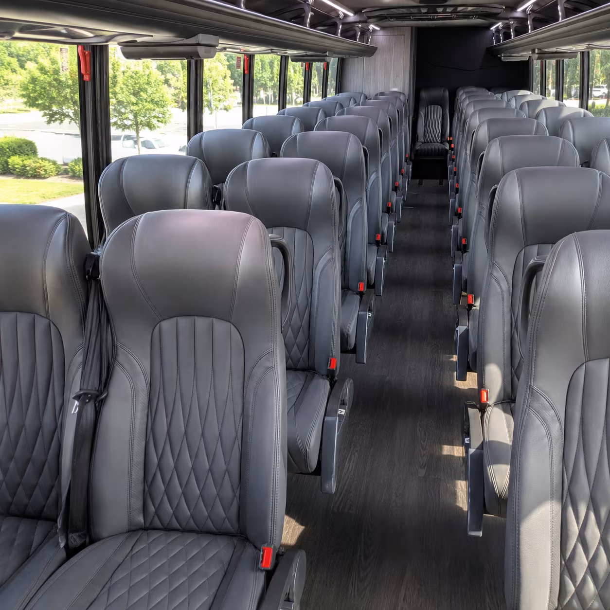 salinas 28 passenger minibus interior