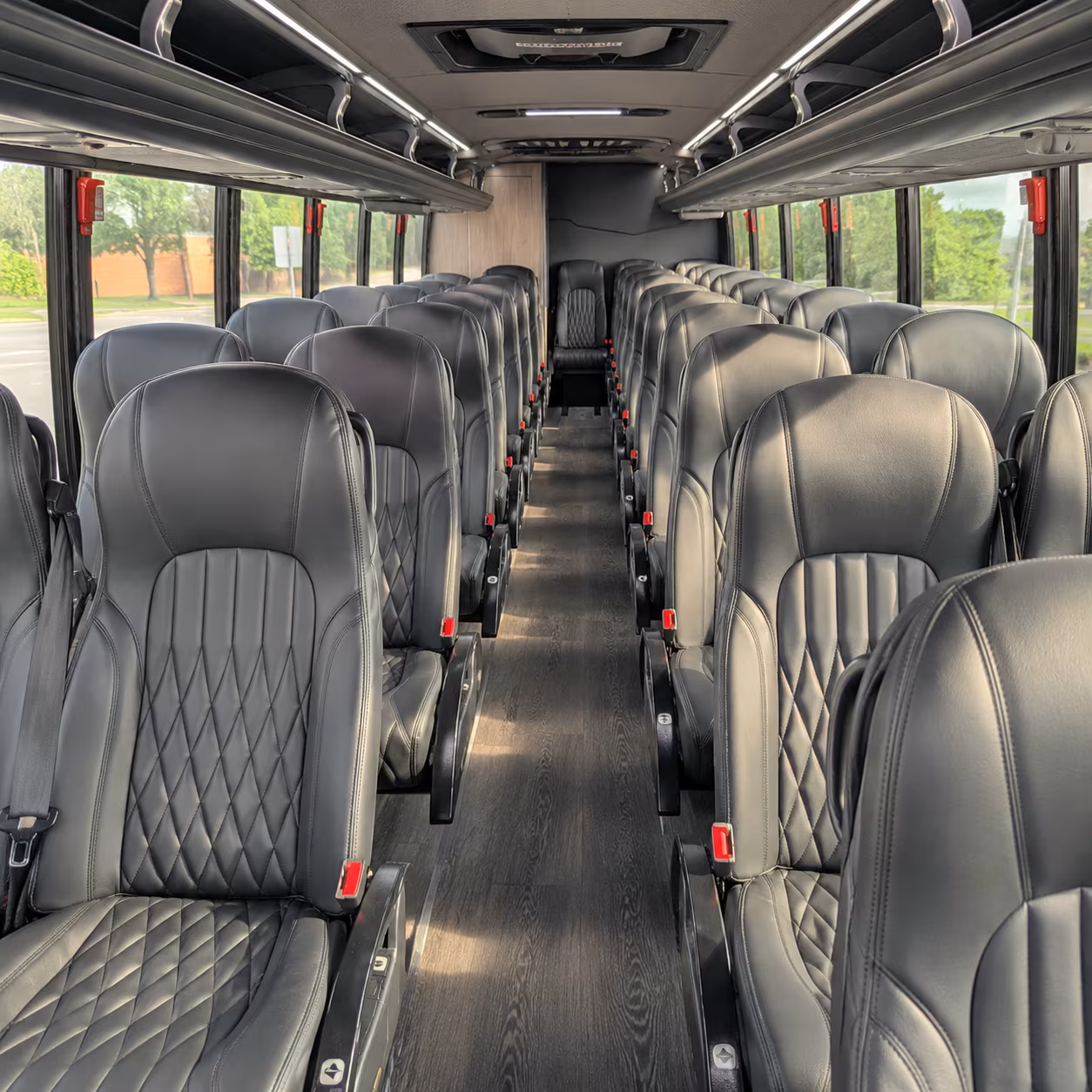 salinas 30 passenger minibus inside