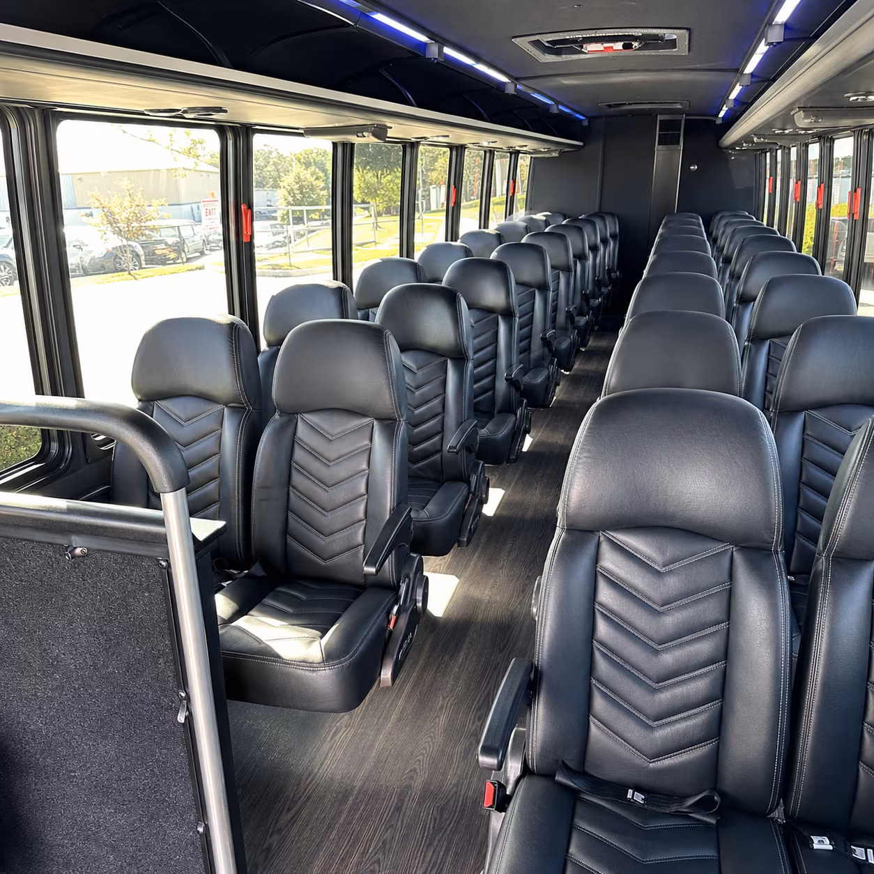salinas 30 passenger minibus interior