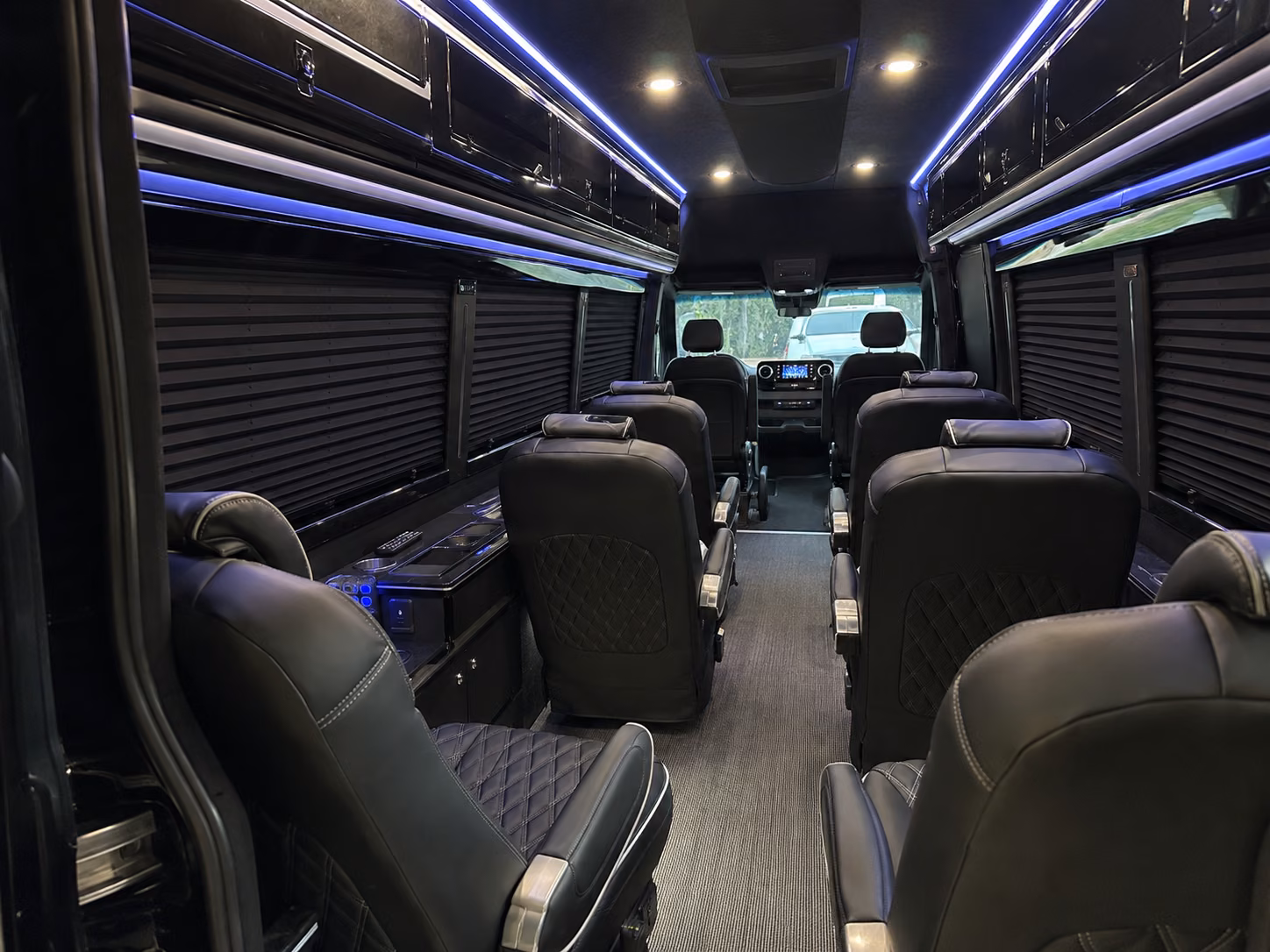 salinas corporate event transportation onboard seating