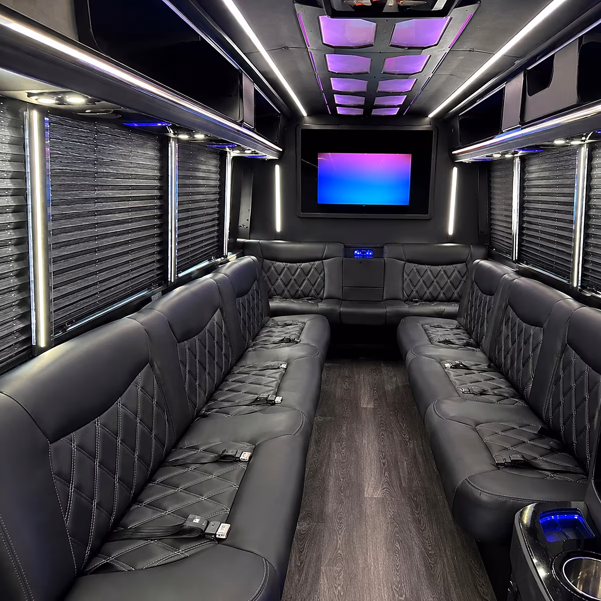 salinas party bus inside