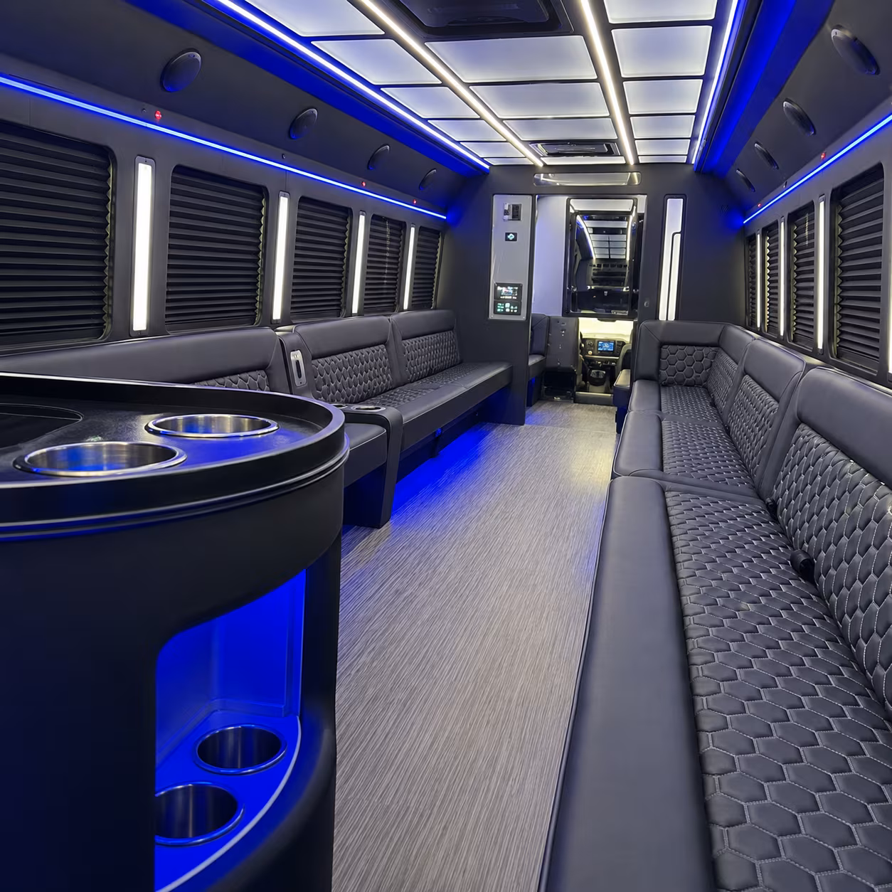 salinas party bus rentals inside