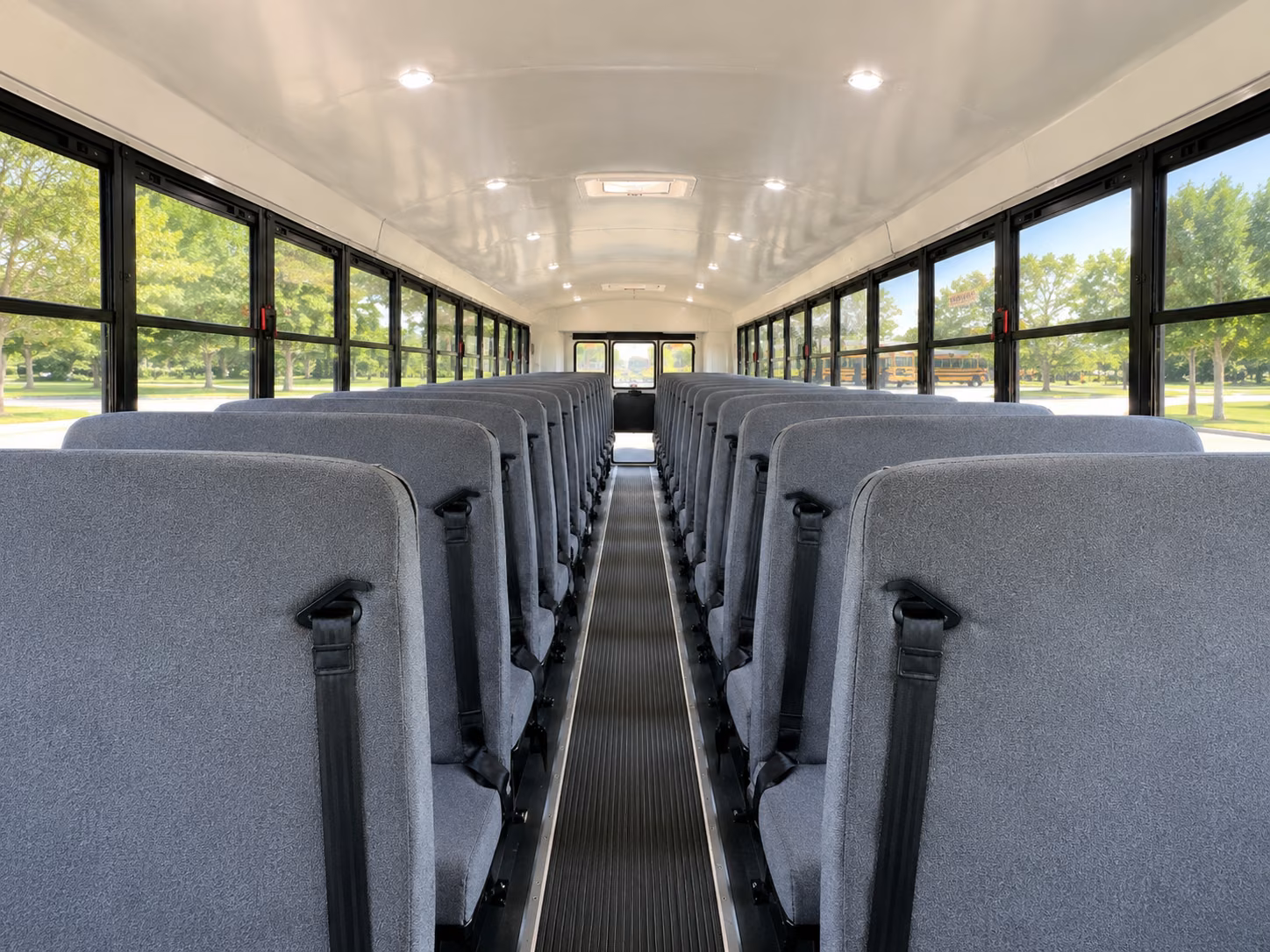 salinas school bus inside