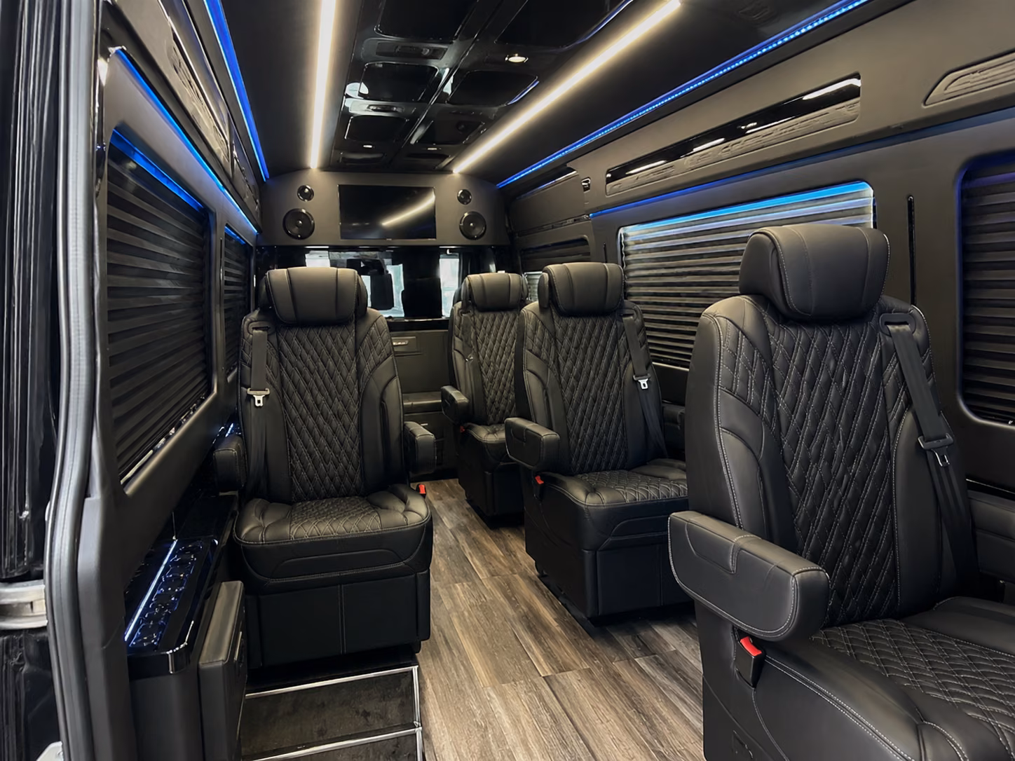 salinas sprinter van with driver inside
